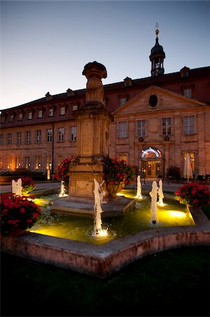 Hotel Residenzschloss, Bamberg, Bavaria, Germany, Europe Fotografie stock - Rights-Managed, Codice: 841-05784190