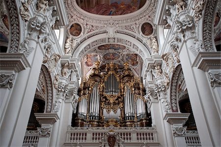 passau - St. Stephan's Cathedral, Passau, Bavaria, Germany, Europe Fotografie stock - Rights-Managed, Codice: 841-05784206