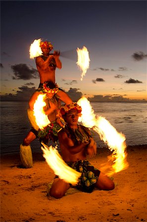 fiji customs - Fire Dance, Viti Levu, Fiji, Melanesia, Oceania, Pacific Islands, Pacific Foto de stock - Con derechos protegidos, Código: 841-05784236