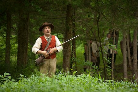 Black Jack Battlefield, Civil War Re-enactment, in der Nähe von Baldwin City, Kansas, Vereinigte Staaten, Nordamerika Stockbilder - Lizenzpflichtiges, Bildnummer: 841-05784247