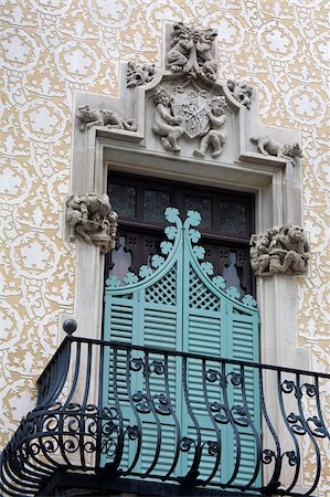 Casa Amatller par Josep Puig Cadafalch, Barcelone, Catalogne, Espagne, Europe Photographie de stock - Rights-Managed, Code: 841-05784414