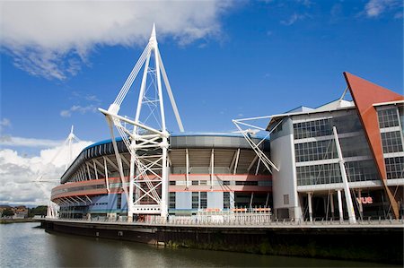 Millennium Stadium, Cardiff, pays de Galles, Royaume-Uni, Europe Photographie de stock - Rights-Managed, Code: 841-05784461