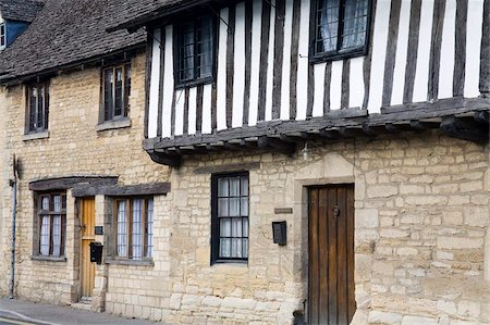 simsearch:841-07541096,k - Maison de style Tudor à Northleach bourg, Gloucestershire, Cotswolds, Angleterre, Royaume-Uni, Europe Photographie de stock - Rights-Managed, Code: 841-05784482