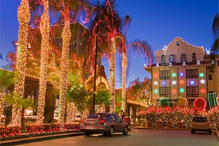 riverside - Festival of Lights at the historic Mission Inn, Riverside City, California, United States of America, North America Stock Photo - Rights-Managed, Code: 841-05784504