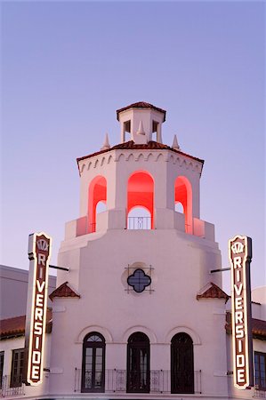 riverside - Historic Fox Theater in Riverside City, California, United States of America, North America Stock Photo - Rights-Managed, Code: 841-05784503