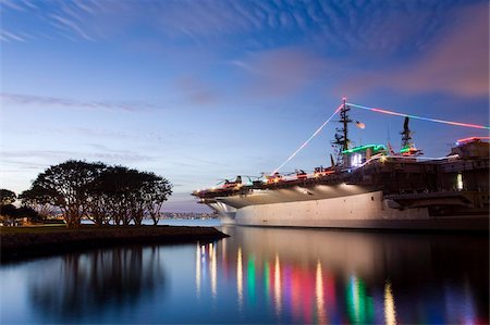 san diego - USS Midway Aircraft Carrier Museum, San Diego, California, United States of America, North America Foto de stock - Con derechos protegidos, Código: 841-05784527