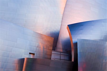 detail in architecture - Walt Disney Concert Hall, Los Angeles, Californie, États-Unis d'Amérique, l'Amérique du Nord Photographie de stock - Rights-Managed, Code: 841-05784529