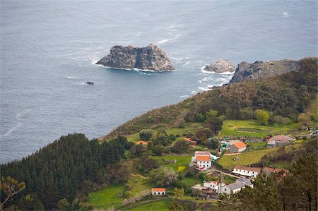 Zone de Ortiguera, A Coruña, Galice, Espagne, Europe Photographie de stock - Rights-Managed, Code: 841-05784636