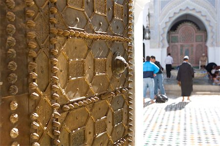 fez, morocco - Attarine Mosque, Fez, UNESCO World Heritage Site, Morocco, North Africa, Africa Foto de stock - Con derechos protegidos, Código: 841-05784668