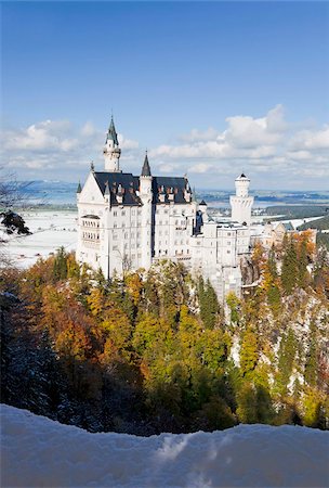 Château de Neuschwanstein, Bavière, Allemagne, Europe Photographie de stock - Rights-Managed, Code: 841-05784840