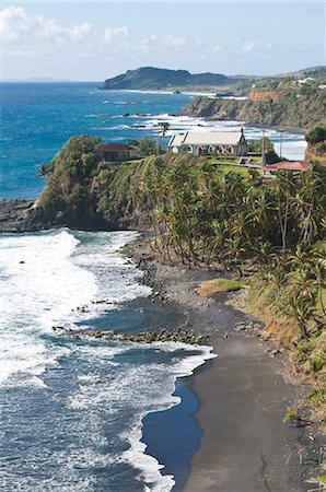 st vincent and the grenadines - St. Matthew's Church, Biabou, St. Vincent, St. Vincent and the Grenadines, Windward Islands, West Indies, Caribbean, Central America Foto de stock - Con derechos protegidos, Código: 841-05784943