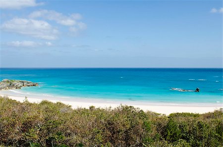 Horseshoe Bay beach, Bermuda, Central America Fotografie stock - Rights-Managed, Codice: 841-05784970