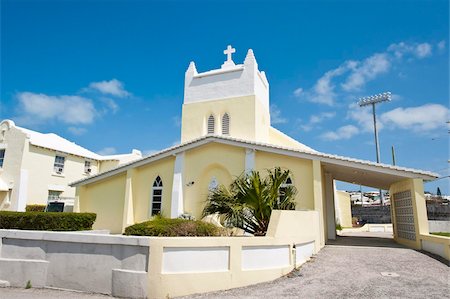 St. Joseph's Roman Catholic Church, Somerset, Bermuda, Central America Foto de stock - Con derechos protegidos, Código: 841-05784984