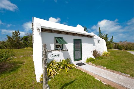 Heydon Trust Chapel dating from 1616, Somerset, Bermuda, Central America Stock Photo - Rights-Managed, Code: 841-05784985