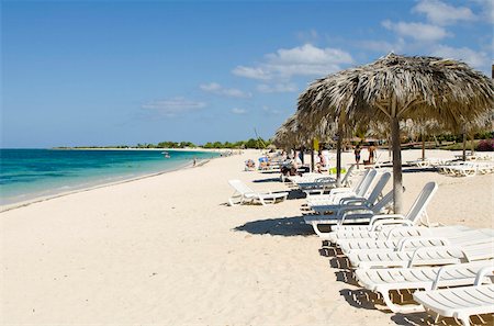 sun umbrella - Playa Ancon, Trinidad, Cuba, Antilles, Caraïbes, Amérique centrale Photographie de stock - Rights-Managed, Code: 841-05785026