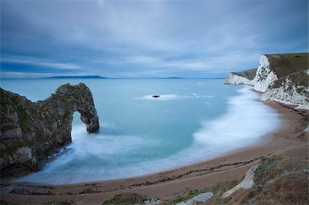 Plage Durdle Door sur la Côte Jurassique, en hiver, patrimoine mondial de l'UNESCO, Dorset, Angleterre, Royaume-Uni, Europe Photographie de stock - Rights-Managed, Code: 841-05785053