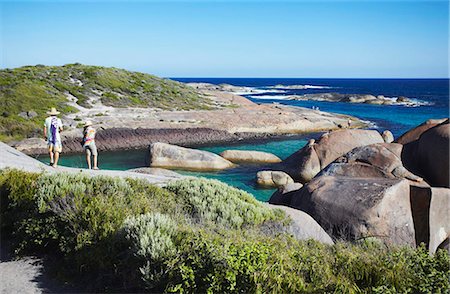 Personnes à Elephant Rocks, Danemark, Western Australia, Australie, Pacifique Photographie de stock - Rights-Managed, Code: 841-05785254