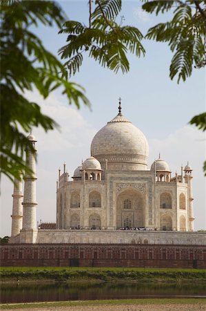 Taj Mahal, UNESCO World Heritage Site, Agra, Uttar Pradesh, India, Asia Foto de stock - Con derechos protegidos, Código: 841-05785293