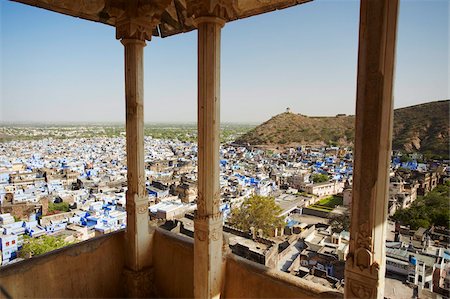 View of Bundi from Bundi Palace, Bundi, Rajasthan, India, Asia Stock Photo - Rights-Managed, Code: 841-05785340