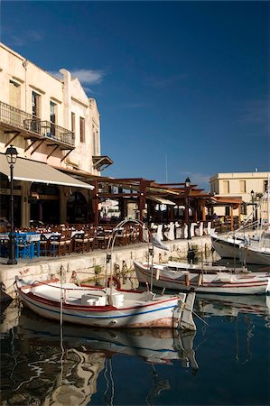 rethymno - Vieux port vénitien, Rethymno, Crète, îles grecques, Grèce, Europe Photographie de stock - Rights-Managed, Code: 841-05785395