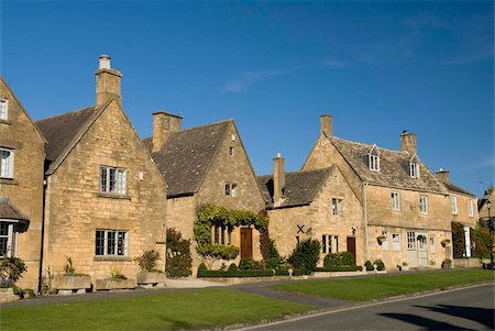 Typical Cotswolds houses, Stanton, Gloucestershire, England, United Kingdom, Europe Stock Photo - Rights-Managed, Code: 841-05785402