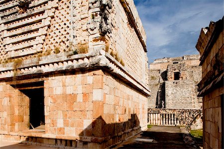 Le couvent Quadrangle, Uxmal, UNESCO World Heritage Site, Yucatan, Mexico, Amérique Photographie de stock - Rights-Managed, Code: 841-05785459