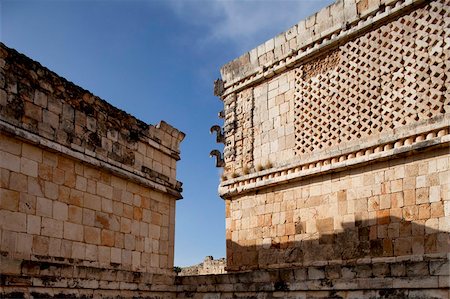 Das Nonnenkloster Quadrangle, Uxmal, UNESCO World Heritage Site, Yucatan, Mexiko, Nordamerika Stockbilder - Lizenzpflichtiges, Bildnummer: 841-05785462