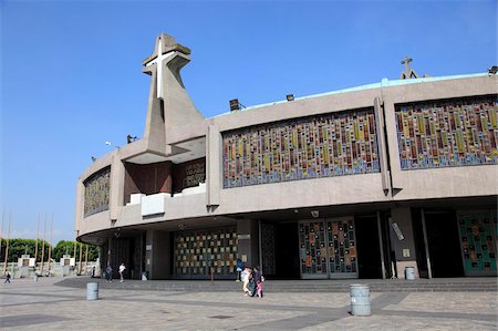 simsearch:841-03868658,k - Sanctuaire de notre Dame de Guadalupe, Basilique moderne ou nouveau, le plus visité catholique dans l'Amériques, Mexico, Mexique, l'Amérique du Nord Photographie de stock - Rights-Managed, Code: 841-05785505