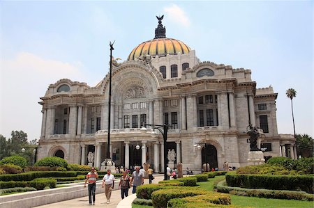 palace of fine arts - Palacio de Bellas Artes (Concert Hall), Mexico City, Mexico, North America Stock Photo - Rights-Managed, Code: 841-05785509