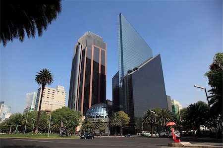 stock exchange - Mexican Stock Exchange Building, Centro Bursatil, Paseo de la Reforma, Reforma, Mexico City, Mexico, North America Stock Photo - Rights-Managed, Code: 841-05785522