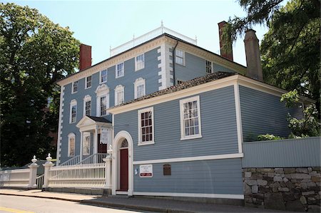 Moffatt-Ladd House and Gardens, Portsmouth, New Hampshire, New England, United States of America, North America Stock Photo - Rights-Managed, Code: 841-05785554