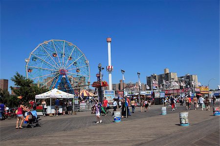 Coney Island, Brooklyn, New York City, États-Unis d'Amérique, l'Amérique du Nord Photographie de stock - Rights-Managed, Code: 841-05785567