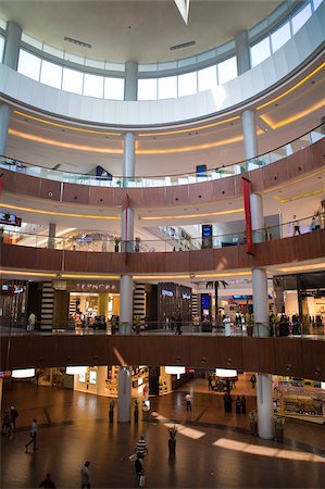 shopping center - Dubai Mall, the world's largest shopping mall, Downtown Dubai, Dubai, United Arab Emirates, Middle East Stock Photo - Rights-Managed, Code: 841-05785671