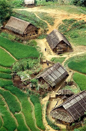 Rice fields in Sapa region, North Vietnam, Vietnam, Indochina, Southeast Asia, Asia Fotografie stock - Rights-Managed, Codice: 841-05785764