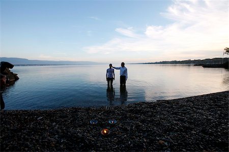 Baptême dans le lac Léman, Genève, Suisse, Europe Photographie de stock - Rights-Managed, Code: 841-05785885