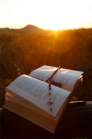 Bible and rosary, Madikwe, South Africa, Africa Foto de stock - Con derechos protegidos, Código: 841-05785881