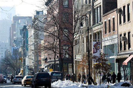 Shoppers in the Soho area of New York City, New York State, United States of America, North America Stock Photo - Rights-Managed, Code: 841-05781080