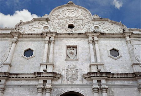 The 18th century facade of Cebu Cathedral, founded in the early 17th century, Cebu, Philippines, Southeast Asia, Asia Foto de stock - Con derechos protegidos, Código: 841-05781109