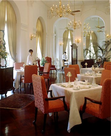 Dining Room, Raffles Hotel, Singapore, Southeast Asia, Asia Foto de stock - Con derechos protegidos, Código: 841-05781160