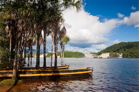 parque nacional canaima - Waterfalls, Canaima Lagoon, Canaima National Park, UNESCO World Heritage Site, Guayana Highlands, Venezuela, South America Foto de stock - Con derechos protegidos, Código: 841-05781246