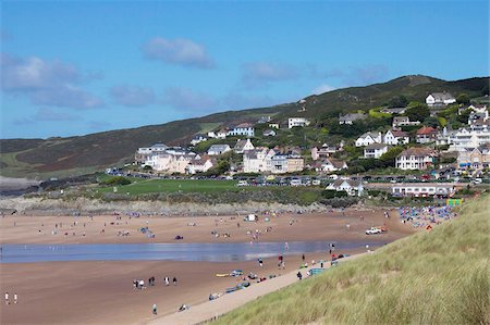 Woolacombe Beach, Woolacombe, Devon, England, Vereinigtes Königreich, Europa Stockbilder - Lizenzpflichtiges, Bildnummer: 841-05781621