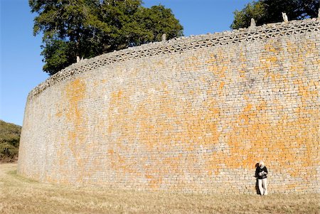 ruins people - Geat Zimbabwe, UNESCO World Heritage Site, Zimbabwe, Africa Stock Photo - Rights-Managed, Code: 841-05781757