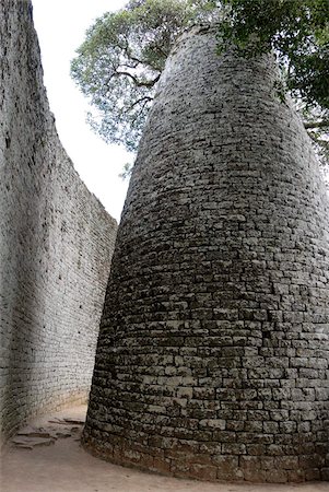 famous places in zimbabwe - Great Zimbabwe, UNESCO World Heritage Site, Zimbabwe, Africa Stock Photo - Rights-Managed, Code: 841-05781759