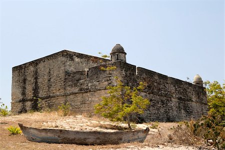 Fort, de la vieille ville, Ibo Island, Mozambique, Afrique Photographie de stock - Rights-Managed, Code: 841-05781794