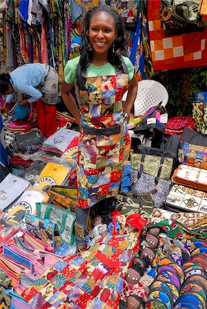 Tourist market, Nairobi, Kenya, East Africa, Africa Foto de stock - Direito Controlado, Número: 841-05781817