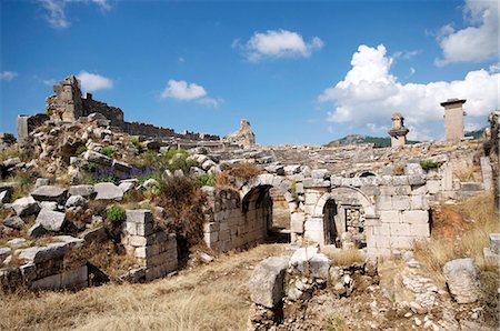 The amphitheatre at the Lycian site of Xanthos, UNESCO World Heritage Site, Antalya Province, Anatolia, Turkey, Asia Minor, Eurasia Foto de stock - Con derechos protegidos, Código: 841-05782012