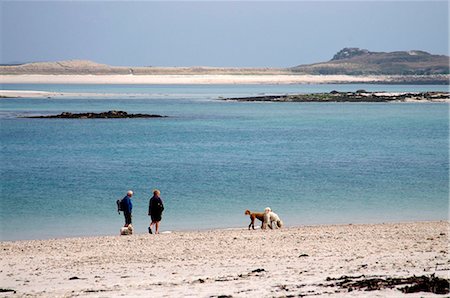 dog island - Beach, Samson, Isles of Scilly, United Kingdom, Europe Foto de stock - Con derechos protegidos, Código: 841-05782064