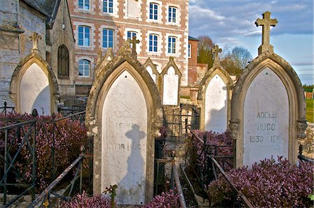 simsearch:841-03868099,k - Tomb of Adele Hugo, wife of famous French writer Victor Hugo, in a graveyard at Villequier, Normandy, France, Europe Stock Photo - Rights-Managed, Code: 841-05782113