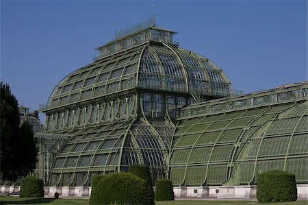 Palm House, jardins du Palais Schonbrunn, Site du patrimoine mondial de l'UNESCO, Vienne, Autriche, Europe Photographie de stock - Rights-Managed, Code: 841-05782132