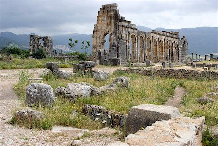 simsearch:841-05781756,k - The ancient Roman site of Volubilis, UNESCO World Heritage Site, near Meknes, Morocco, North Africa, Africa Foto de stock - Con derechos protegidos, Código: 841-05782215